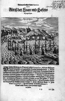 Picture 23 of 30 from Appendix dess eilfften Theils Americae, das ist: Warhafftige Beschreibung der wunderbahren Schifffahrt : so Georgius von Spielbergen ... durch die Magellanische Strasse, vnd in der Suder See, vom Iahr 1614 biss in das 1618. Iahr verrichtet (1620), leaf 57