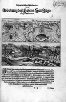Picture 24 of 30 from Appendix dess eilfften Theils Americae, das ist: Warhafftige Beschreibung der wunderbahren Schifffahrt : so Georgius von Spielbergen ... durch die Magellanische Strasse, vnd in der Suder See, vom Iahr 1614 biss in das 1618. Iahr verrichtet (1620), leaf 58