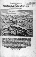 Picture 30 of 30 from Appendix dess eilfften Theils Americae, das ist: Warhafftige Beschreibung der wunderbahren Schifffahrt : so Georgius von Spielbergen ... durch die Magellanische Strasse, vnd in der Suder See, vom Iahr 1614 biss in das 1618. Iahr verrichtet (1620), leaf 64