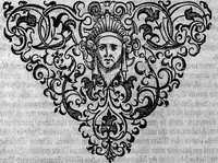 An illustration from Americae das fünffte Buch, vol schöner vnerhörter Historien, auss dem andern Theil Ioannis Benzonis gezogen: von der Spanier Wüten, beyd wider ... die Nigriten, vnnd auch die ... Indianer: wie die Spanier von den frantzösischen Meerräubern ... angriffen vnd geplündert worden ... wie sie erstlich das Neuwe Spanien erfunden haben ... Sampt ... Erklärung der Historien ... Auch einer Landtafel, dess Neuwen Spanien (1613)