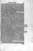 Picture 28 of 81 from Americae das fünffte Buch, vol schöner vnerhörter Historien, auss dem andern Theil Ioannis Benzonis gezogen: von der Spanier Wüten, beyd wider ... die Nigriten, vnnd auch die ... Indianer: wie die Spanier von den frantzösischen Meerräubern ... angriffen vnd geplündert worden ... wie sie erstlich das Neuwe Spanien erfunden haben ... Sampt ... Erklärung der Historien ... Auch einer Landtafel, dess Neuwen Spanien (1613), leaf 46