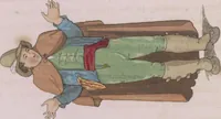 An illustration from Sketches illustrative of the manners and costumes of France, Switzerland, and Italy (1821)