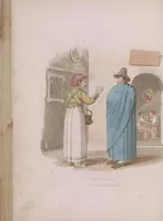 An illustration from Sketches illustrative of the manners and costumes of France, Switzerland, and Italy (1821)