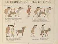 Picture 10 of 38 from Fables choisies pour les enfants et illustrées par B. de Monvel (1888), leaf 17