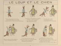 Picture 13 of 38 from Fables choisies pour les enfants et illustrées par B. de Monvel (1888), leaf 22
