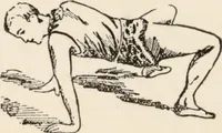 An illustration from How to be a contortionist! or, Bending made easy : a practical self instructor (1896)