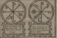 Picture 9 of 15 from Scot's discovery of witchcraft : proving the common opinions of witches contracting with divels, spirits, or familiars, and their power to kill, torment, and consume the bodies of men, women, and children, or other creatures by diseases or otherwise, their flying in the air, &c. to be but imaginary, erronious conceptions and novelties : wherein also the lewde unchristian practices of witchmongers upon aged, melancholy, ignorant, and superstious [sic] people in extorting confessions by inhumane terrors and tortures is notably detected ... : whereunto is added, a treatise upon the nature, and substance of spirits and divels &c (1651), leaf 319