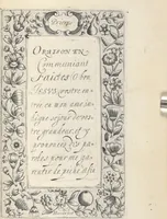 An illustration from Les sainctes prieres de l'ame chrestienne (1644)