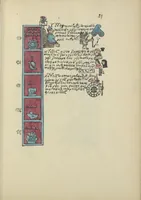 Picture 75 of 140 from Histoire de la nation Mexicaine, depuis le départ d'Aztlan jusqu'à l'arrivée des conquérants espanols (et au delà 1607) : manuscrit figuratif acompagné de texte en langue Nahuatl ou Mexicaine suivi d'une traduction en français (1893), leaf 100