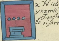 Picture 87 of 140 from Histoire de la nation Mexicaine, depuis le départ d'Aztlan jusqu'à l'arrivée des conquérants espanols (et au delà 1607) : manuscrit figuratif acompagné de texte en langue Nahuatl ou Mexicaine suivi d'une traduction en français (1893), leaf 113