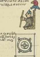 Picture 100 of 140 from Histoire de la nation Mexicaine, depuis le départ d'Aztlan jusqu'à l'arrivée des conquérants espanols (et au delà 1607) : manuscrit figuratif acompagné de texte en langue Nahuatl ou Mexicaine suivi d'une traduction en français (1893), leaf 125