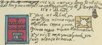 Picture 107 of 140 from Histoire de la nation Mexicaine, depuis le départ d'Aztlan jusqu'à l'arrivée des conquérants espanols (et au delà 1607) : manuscrit figuratif acompagné de texte en langue Nahuatl ou Mexicaine suivi d'une traduction en français (1893), leaf 133