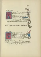 Picture 117 of 140 from Histoire de la nation Mexicaine, depuis le départ d'Aztlan jusqu'à l'arrivée des conquérants espanols (et au delà 1607) : manuscrit figuratif acompagné de texte en langue Nahuatl ou Mexicaine suivi d'une traduction en français (1893), leaf 144