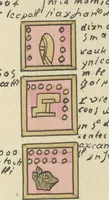 Picture 118 of 140 from Histoire de la nation Mexicaine, depuis le départ d'Aztlan jusqu'à l'arrivée des conquérants espanols (et au delà 1607) : manuscrit figuratif acompagné de texte en langue Nahuatl ou Mexicaine suivi d'une traduction en français (1893), leaf 146
