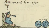 Picture 132 of 140 from Histoire de la nation Mexicaine, depuis le départ d'Aztlan jusqu'à l'arrivée des conquérants espanols (et au delà 1607) : manuscrit figuratif acompagné de texte en langue Nahuatl ou Mexicaine suivi d'une traduction en français (1893), leaf 161