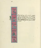 Picture 57 of 140 from Histoire de la nation Mexicaine, depuis le départ d'Aztlan jusqu'à l'arrivée des conquérants espanols (et au delà 1607) : manuscrit figuratif acompagné de texte en langue Nahuatl ou Mexicaine suivi d'une traduction en français (1893), leaf 79