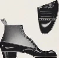 An illustration from Korrect shape shoes : spring and summer 1910 : carried in stock / Burt & Packard Co. (1910)
