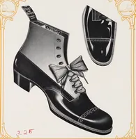 An illustration from Korrect shape shoes : spring and summer 1910 : carried in stock / Burt & Packard Co. (1910)