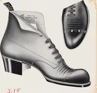 An illustration from Korrect shape shoes : spring and summer 1910 : carried in stock / Burt & Packard Co. (1910)