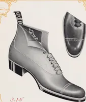An illustration from Korrect shape shoes : spring and summer 1910 : carried in stock / Burt & Packard Co. (1910)