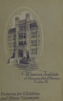 An illustration from Patterns for children and misses' garments (1917)