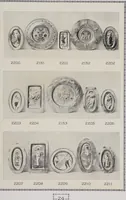 An illustration from Vulkania, Prostějov. Odděleni I., Dekorativní a praktické umělecké́ předměty pro výzdobu bytu = Section I. Objets d'art en métal pratiques et décoratifs pour l'ornement du logis (1907)