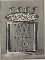Picture 17 of 45 from Vulkania, Prostějov. Odděleni I., Dekorativní a praktické umělecké́ předměty pro výzdobu bytu = Section I. Objets d'art en métal pratiques et décoratifs pour l'ornement du logis (1907), leaf 21