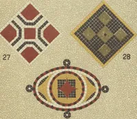 An illustration from Travaux de mosaïque & imitation marbre / entreprise de construction J. Comiotto (1920)