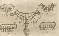 Picture 61 of 110 from Engraved pattern book or trade catalogue of Sheffield plate, including cruet, soy frames, dinnerware, soup tureens, sauce boats, platters, coasters, salt cellars, mustard pots, serving pieces, utensils, cake baskets, tea urns, candlesticks, candelabra, oil lamps, snuffers and more (1800), leaf 78