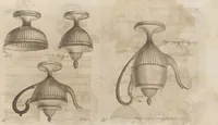 Picture 70 of 110 from Engraved pattern book or trade catalogue of Sheffield plate, including cruet, soy frames, dinnerware, soup tureens, sauce boats, platters, coasters, salt cellars, mustard pots, serving pieces, utensils, cake baskets, tea urns, candlesticks, candelabra, oil lamps, snuffers and more (1800), leaf 90