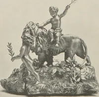 An illustration from The century vase, made in sterling silver by the Gorham M'f'g Co., silversmiths, Broadway and 19th street, New York, (Works at Providence, Rhode Island) : to commemorate the completion of the first century of the Republic of the United States of America (1876)