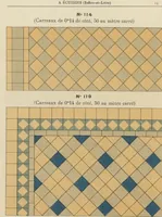 An illustration from Carrelages en grès céramique vitrifié unis de toutes nuances et à dessins (1890)