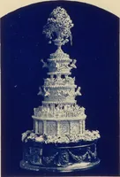 An illustration from R. Bolland & Sons' illustrated list of bride cakes (1890)