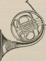 An illustration from Carl Fischer new competition catalog of band instruments and specialities pertaining to military bands (1919)