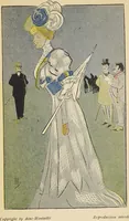 Picture 1 of 8 from Costumes inédits / de Aine-Montaillé, 1, Place Vendôme, Paris ; dessins fantaisistes de Mich (1906), leaf 7