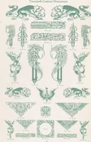 Picture 28 of 119 from Decorative materials : borders, ornaments and initials ; a complete catalogue of practical decorations for printers and publishers (1913), leaf 39