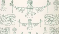 Picture 36 of 119 from Decorative materials : borders, ornaments and initials ; a complete catalogue of practical decorations for printers and publishers (1913), leaf 47