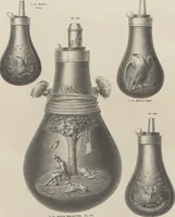 Picture 9 of 48 from Illustrated catalogue and price list of powder flasks, shot belts, shot pouches, dram bottles, measuring tapes, percussion caps, & c, manufactured by American Flask and Cap Company, Waterbury, Conn (1864), leaf 17