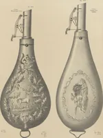Picture 27 of 48 from Illustrated catalogue and price list of powder flasks, shot belts, shot pouches, dram bottles, measuring tapes, percussion caps, & c, manufactured by American Flask and Cap Company, Waterbury, Conn (1864), leaf 34