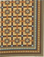 An illustration from Designs of majolica & enamelled tiles, suitable for flower boxes, fireplaces, chimney-pieces, pilasters, friezes &c. and mural decorations generally (1885)