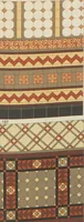 An illustration from Designs of majolica & enamelled tiles, suitable for flower boxes, fireplaces, chimney-pieces, pilasters, friezes &c. and mural decorations generally (1885)
