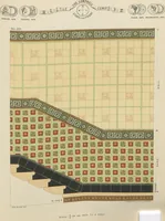 Picture 32 of 51 from Designs of majolica & enamelled tiles, suitable for flower boxes, fireplaces, chimney-pieces, pilasters, friezes &c. and mural decorations generally (1885), leaf 23