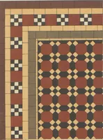 Picture 1 of 51 from Designs of majolica & enamelled tiles, suitable for flower boxes, fireplaces, chimney-pieces, pilasters, friezes &c. and mural decorations generally (1885), leaf 3
