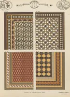 Picture 3 of 51 from Designs of majolica & enamelled tiles, suitable for flower boxes, fireplaces, chimney-pieces, pilasters, friezes &c. and mural decorations generally (1885), leaf 5