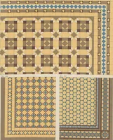 Picture 4 of 51 from Designs of majolica & enamelled tiles, suitable for flower boxes, fireplaces, chimney-pieces, pilasters, friezes &c. and mural decorations generally (1885), leaf 6