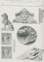 An illustration from Céramique décorative / Union des tuileries du centre (1905)