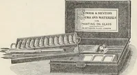 Picture 23 of 30 from Transparency painting on linen : for decorative purposes, panoramic and dioramic effects, ornamental blinds, &c. with instructions for the preparation of the linen, the combination and transfer of ornamental designs, combined surfaces, &c. / by W. Williams ; with illustrations by Charles Sibley, engraved by Dalziel (1856), leaf 81