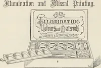 Picture 25 of 30 from Transparency painting on linen : for decorative purposes, panoramic and dioramic effects, ornamental blinds, &c. with instructions for the preparation of the linen, the combination and transfer of ornamental designs, combined surfaces, &c. / by W. Williams ; with illustrations by Charles Sibley, engraved by Dalziel (1856), leaf 85