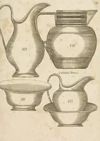 An illustration from Desseins des pièces de fayence fabriquées à Castleford Pottery près de Leeds par D. Dunderdale & Co. = Dibuxos de las piezas de loza que se fabrican a Castleford Pottery cerca Leeds, por D. Dunderdale & Co. (1796)