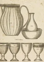 An illustration from Desseins des pièces de fayence fabriquées à Castleford Pottery près de Leeds par D. Dunderdale & Co. = Dibuxos de las piezas de loza que se fabrican a Castleford Pottery cerca Leeds, por D. Dunderdale & Co. (1796)
